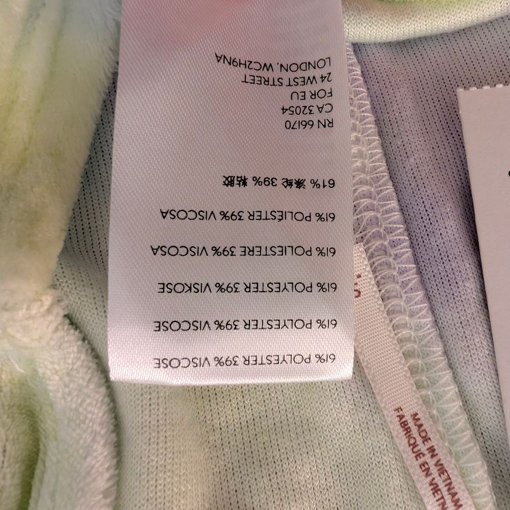 NWT Free People Dreamy Yellow and Purple Fitted Tee - Picture 6 of 6